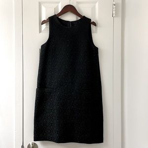 Theory A-line Black Mini Dress Size 0